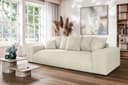 Home affaire Big-Sofa LAKESIDE 3-Sitzer Schlafsofa | Beige