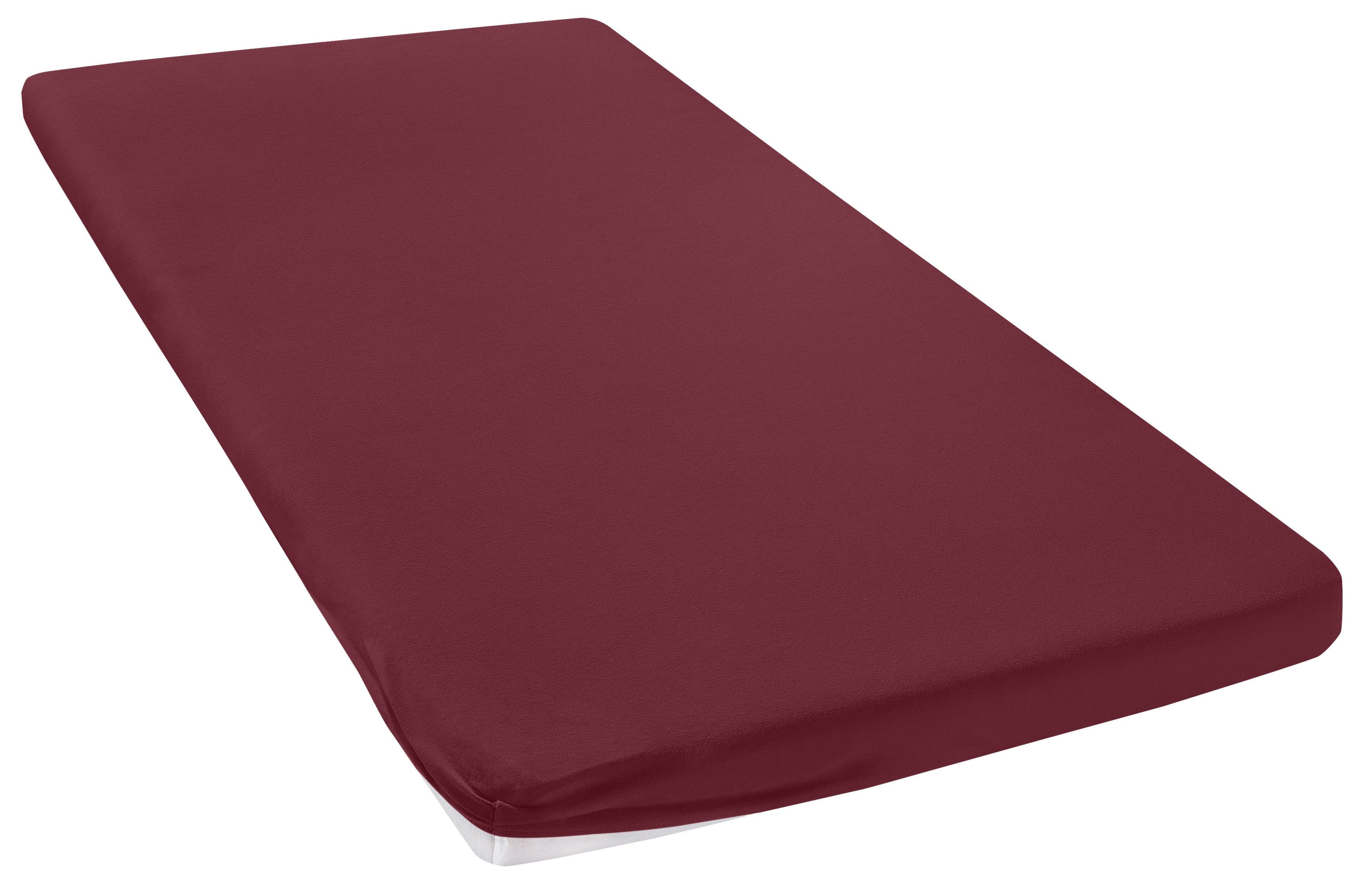 OTTO home Spannbettlaken Topper Basic | Rot