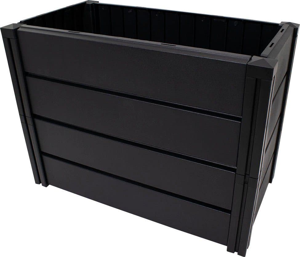 KHW Hochbeet Demeter M - schmal | Schwarz
