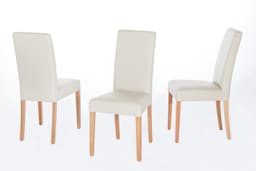 Home affaire 4-Fußstuhl Lea | Beige
