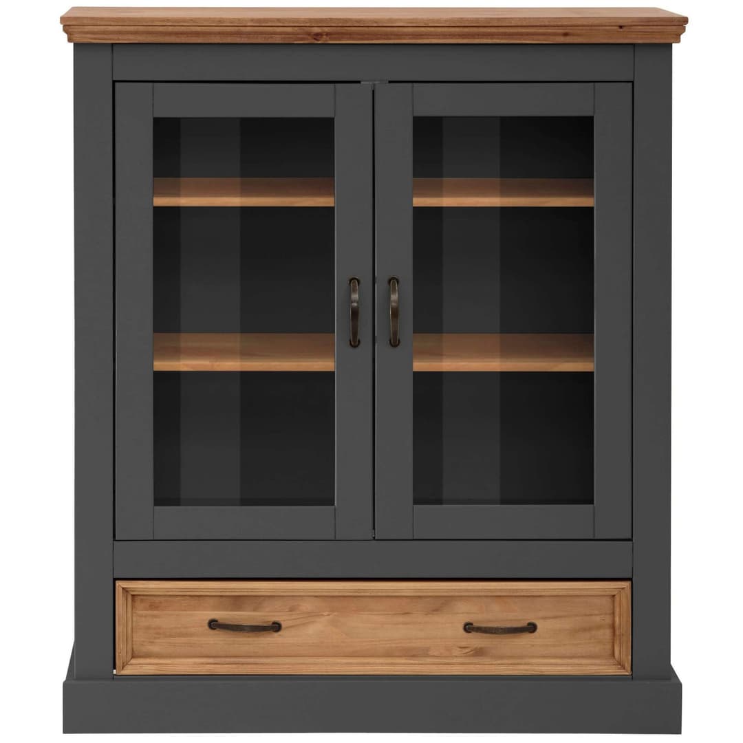 OTTO home Vitrine Selma Highboard | Grau