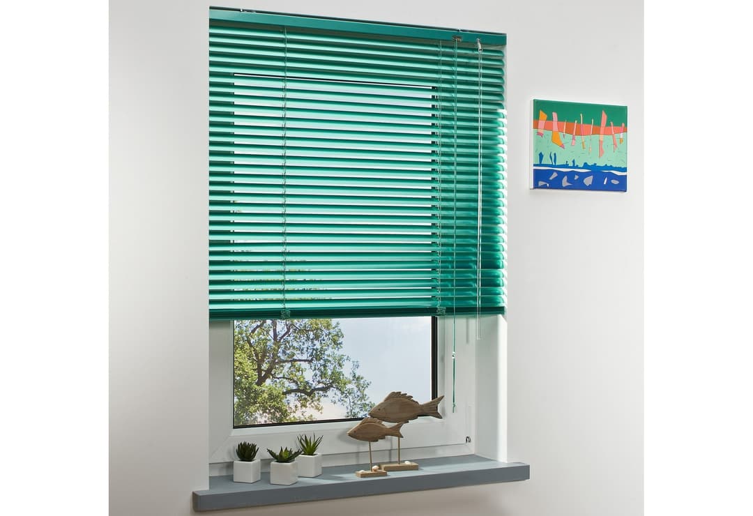 Liedeco Jalousie Aluminium-Jalousie | Türkis