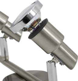 B.K.Licht LED Deckenleuchte Aurel | Silber