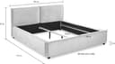 Home affaire Polsterbett Silverwood | Beige 5