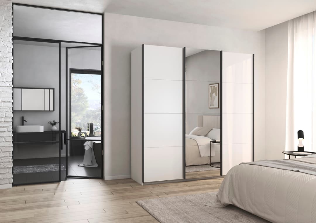 OTTO home Schwebetürenschrank AGORDO | Weiß