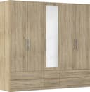 rauch Kleiderschrank HERSBRUCK | Holztöne
