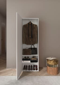 Home affaire Garderobenschrank Vittoria | Weiß