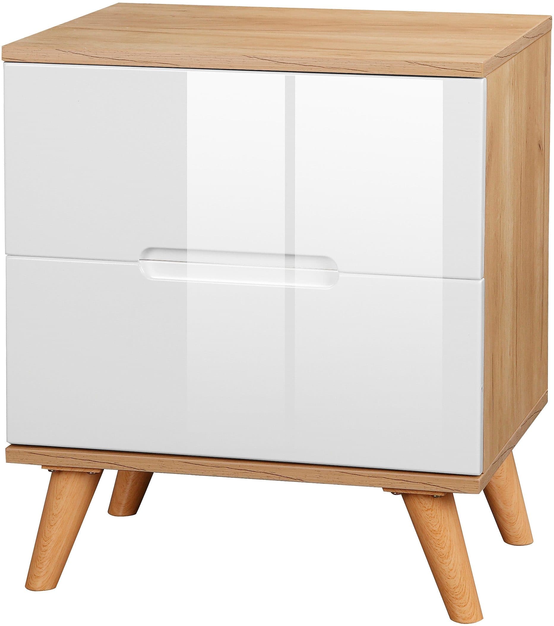 OTTO home Nachtschrank Lund | Weiß