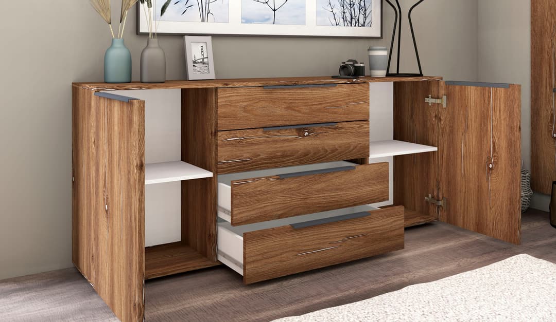 borchardt Möbel Sideboard Tom | Holztöne