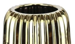 I.GE.A. Dekovase Vase aus Keramik | Gold