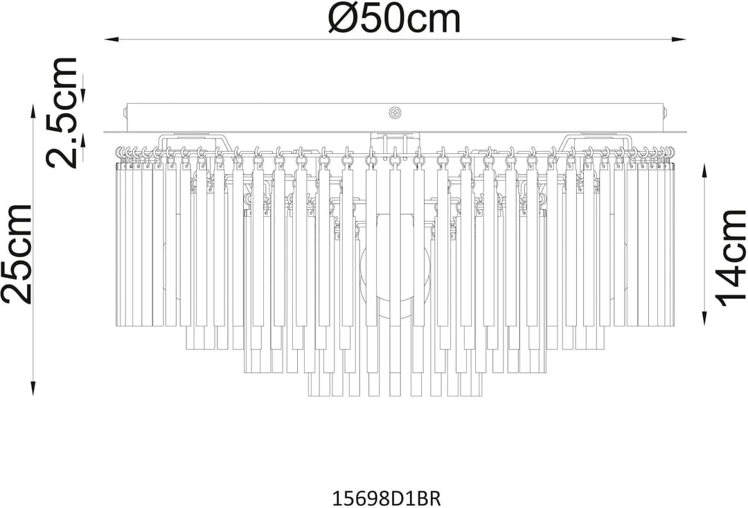GLOBO LIGHTING Deckenleuchte GORLEY | Rot