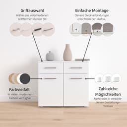 rauch Kommode Gamma | Weiß