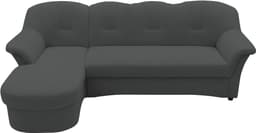 DOMO collection Ecksofa Flores Schlafsofa | Grau