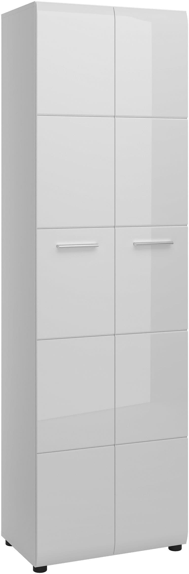 LIVING CHARM Garderobenschrank Merano | Weiß