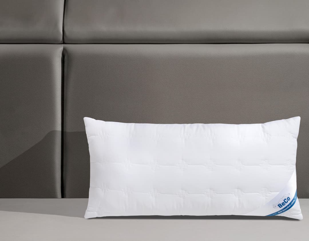 Beco Microfaserkissen Kopfkissen Cotton Soft | Weiß