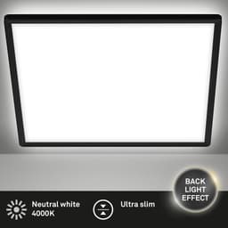 Briloner Leuchten LED Panel 7158415 SLIM | Schwarz
