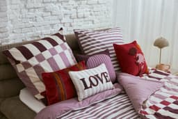 TOM TAILOR HOME Dekokissen Love | Mehrfarbig