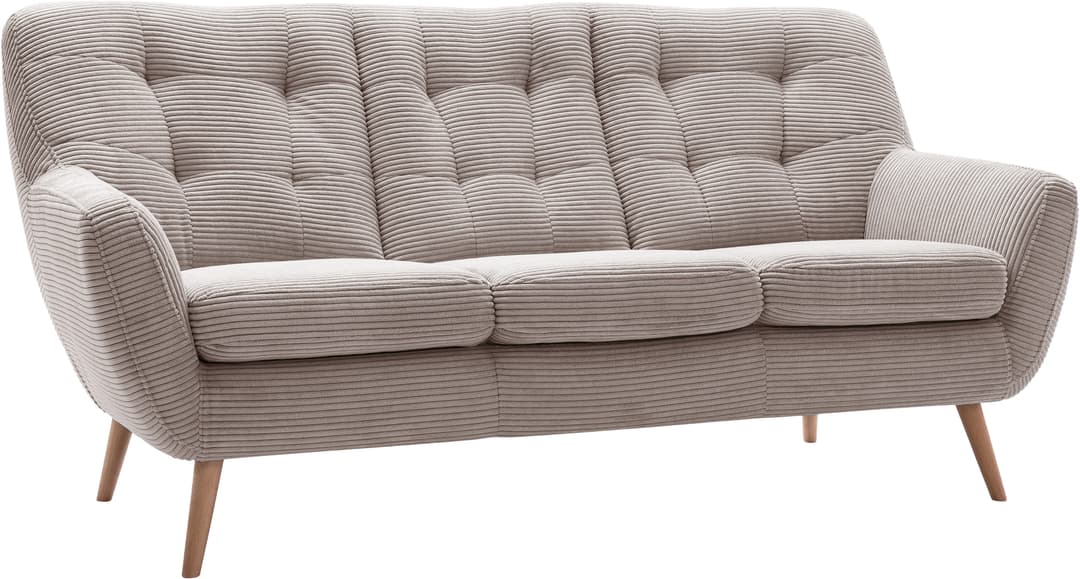 exxpo - sofa fashion 3-Sitzer Scandi | Braun