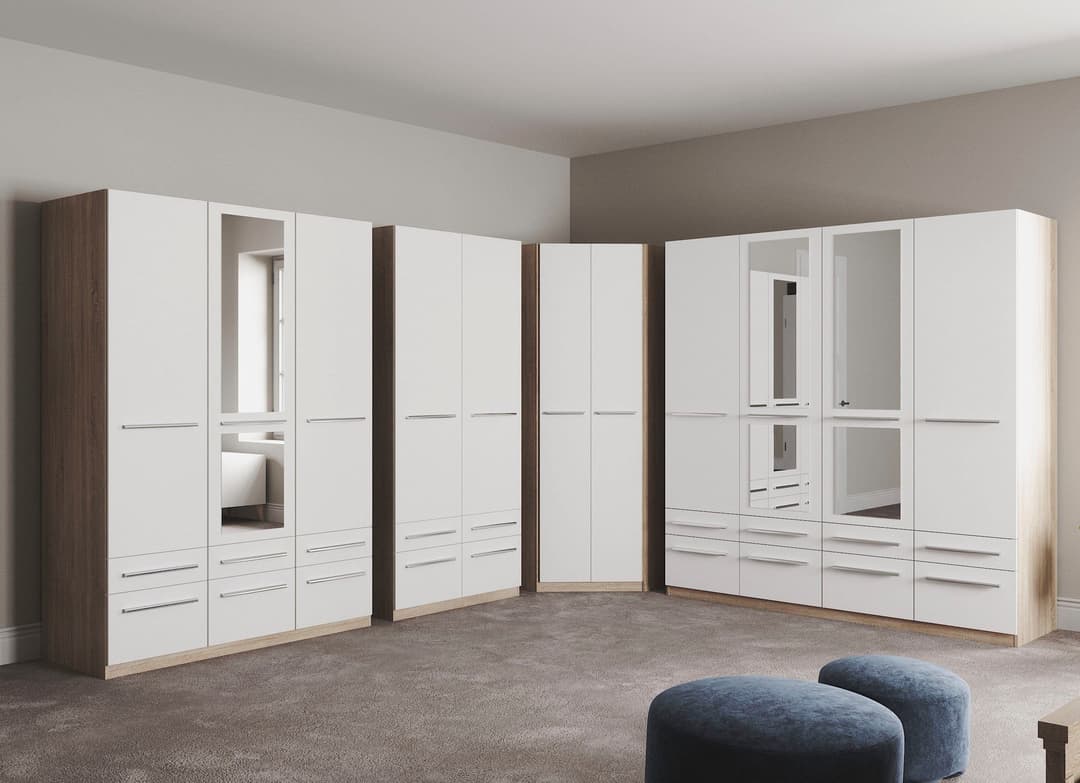 priess Kleiderschrank Barcelona | Holztöne