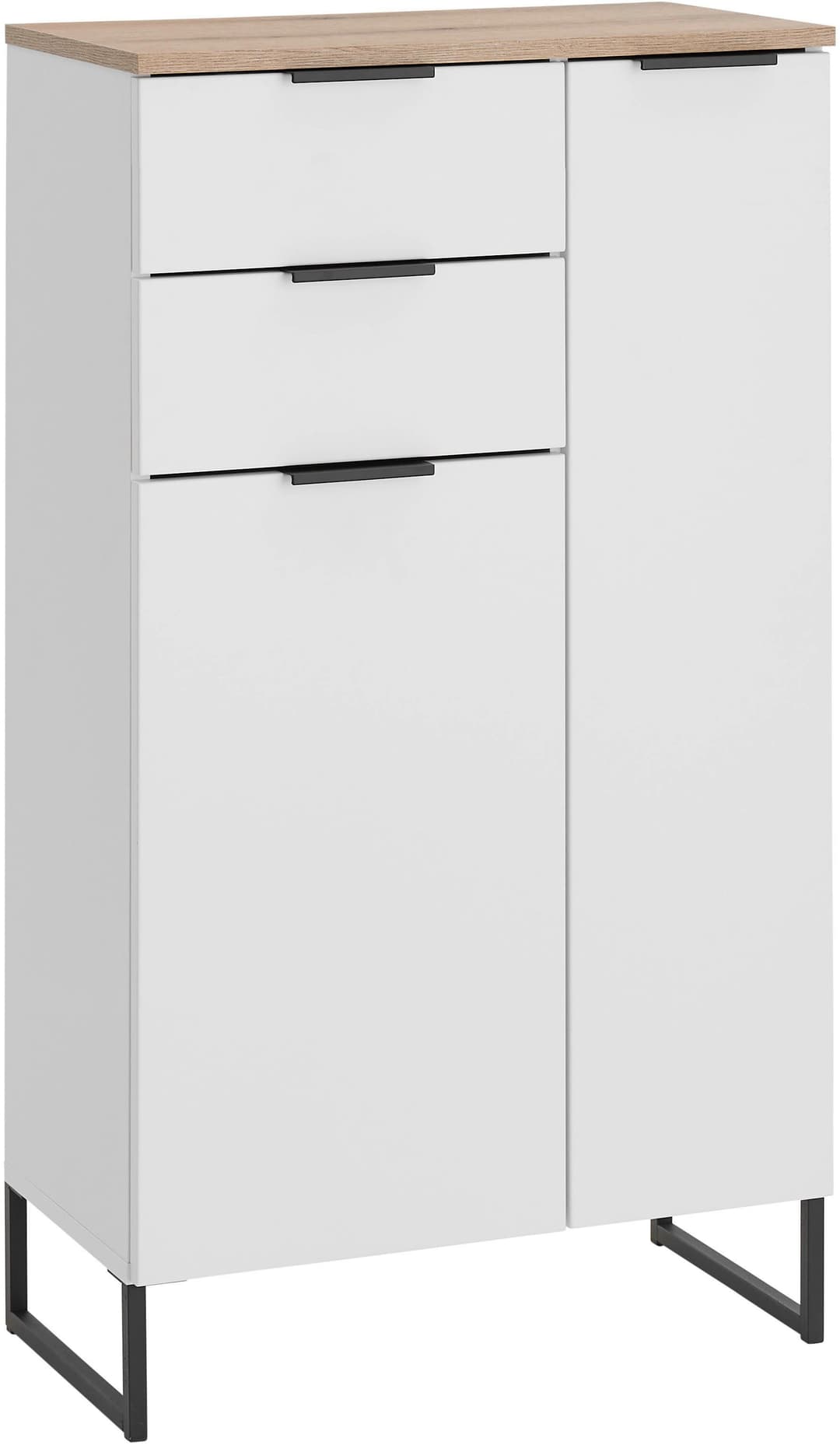 BASIC by Balculina Midischrank Denver | Weiß