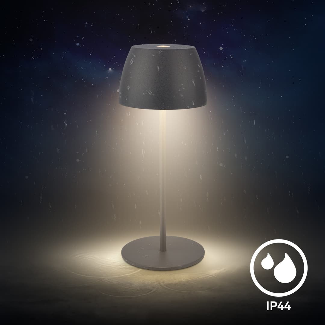 Briloner Leuchten Tischleuchte 2er Set LED | Schwarz