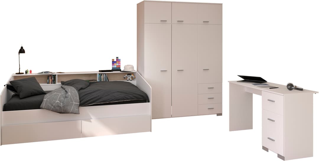 Parisot Jugendzimmer-Set Sleep 42 | Weiß