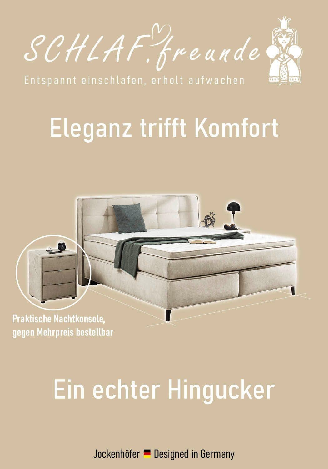 Jockenhöfer Gruppe Boxspringbett Capello | Grau
