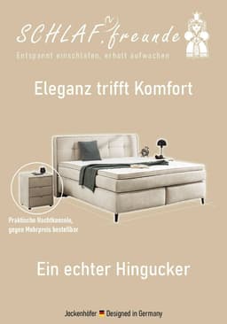 Jockenhöfer Gruppe Boxspringbett Capello | Grau