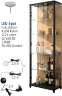 fif möbel Vitrine OPTIMA | Braun 4