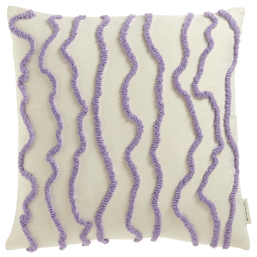 TOM TAILOR HOME Dekokissen Wavy | Lila