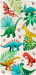 good morning Strandtuch Dinos | Mehrfarbig