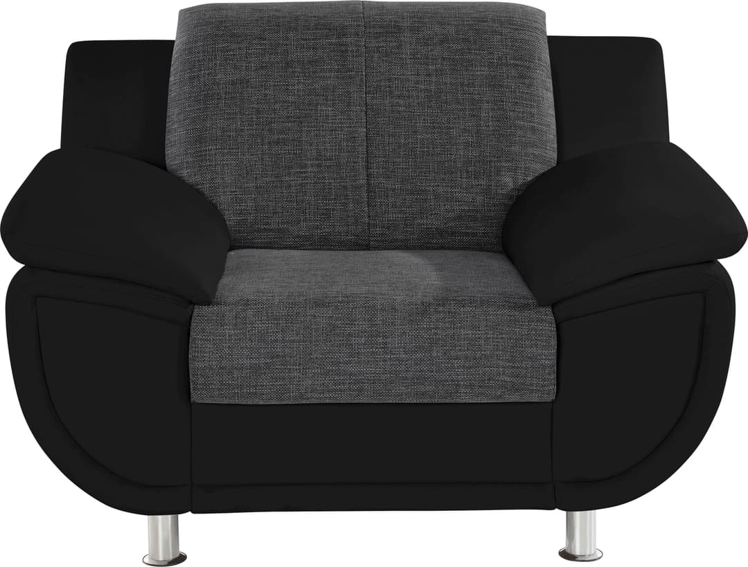 TRENDMANUFAKTUR Sessel Rondo 3 | Schwarz