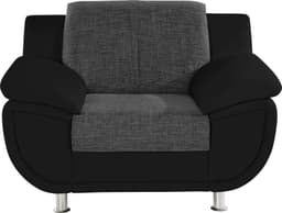 TRENDMANUFAKTUR Sessel Rondo 3 | Schwarz