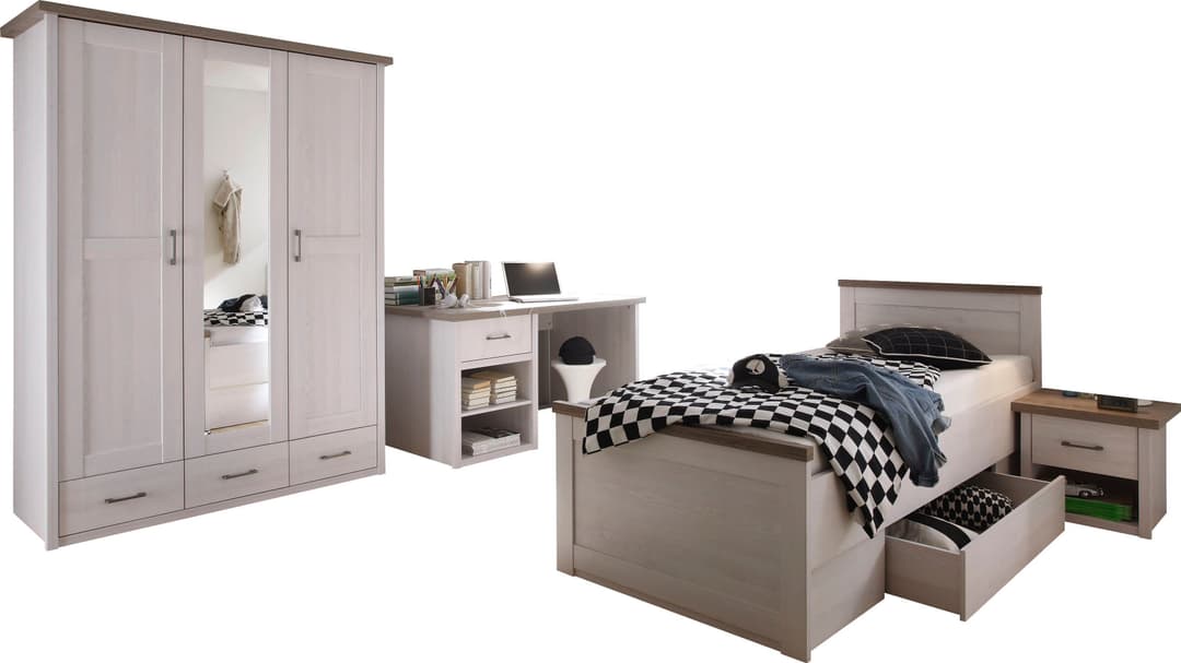Begabino Jugendzimmer-Set Luca | Mehrfarbig