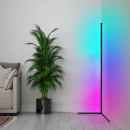 Briloner Leuchten Stehlampe Stehleuchte REMSA | Schwarz