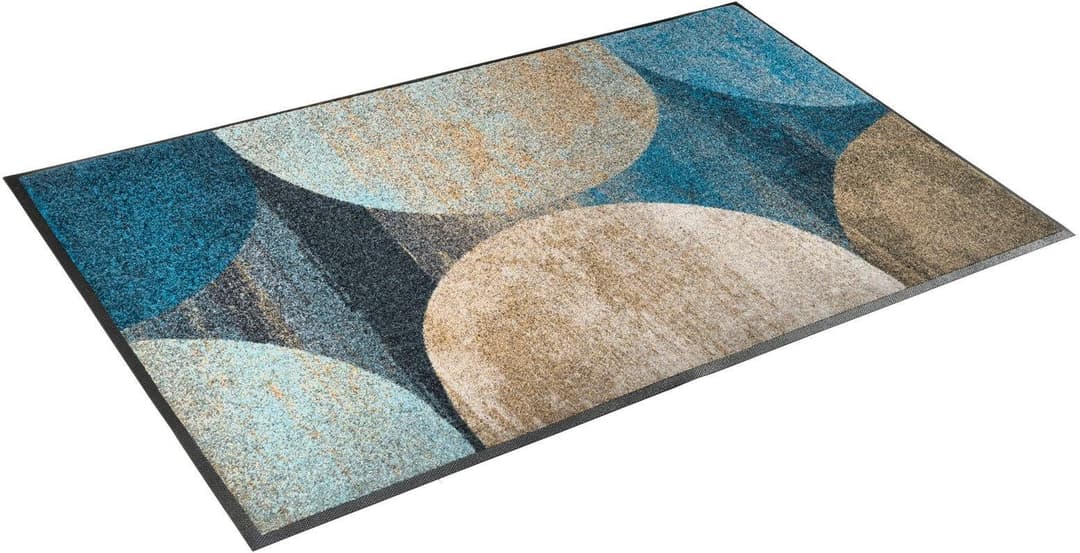 wash+dry by Kleen-Tex Teppich Galaxia | Blau