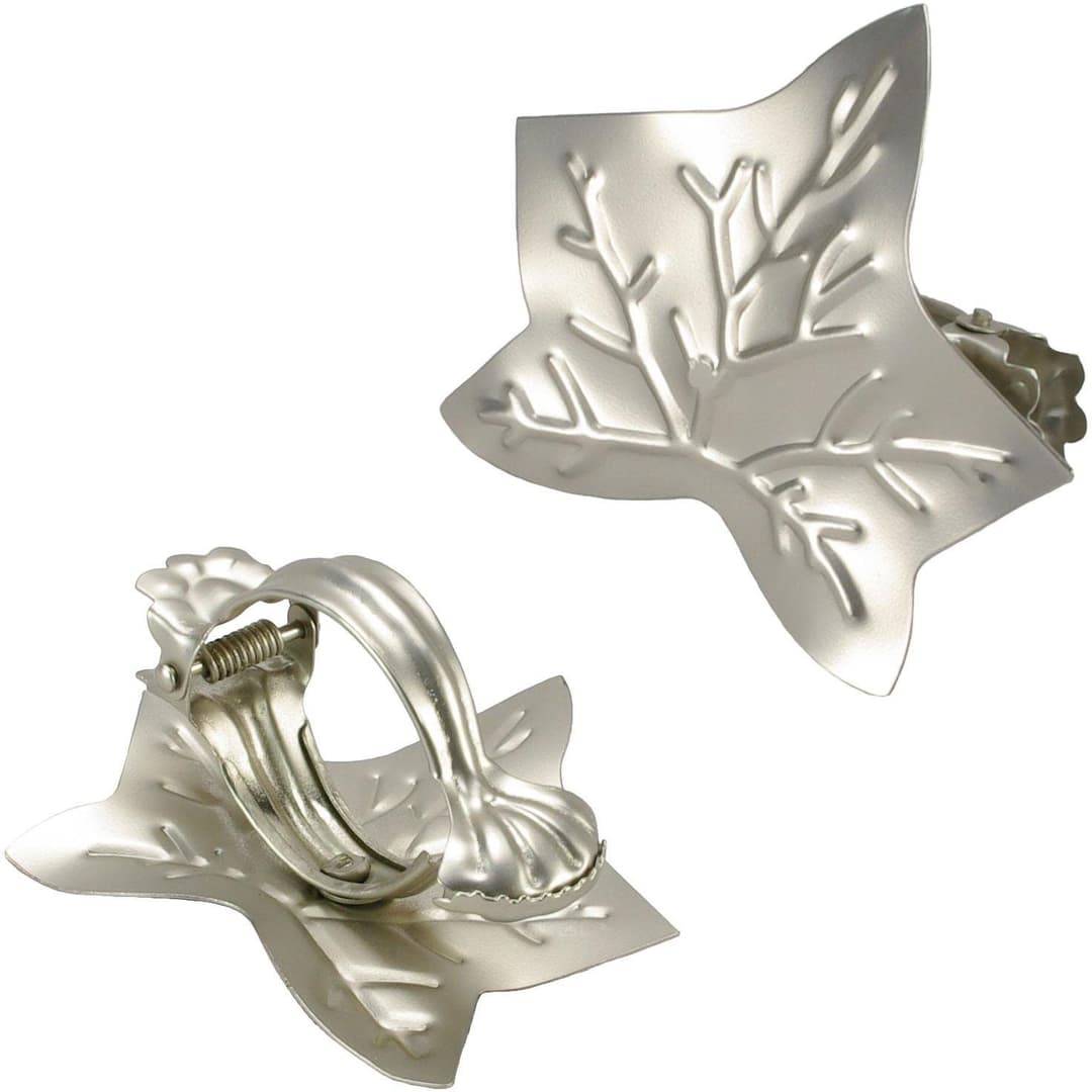 Liedeco Dekoklammer Blatt | Silber
