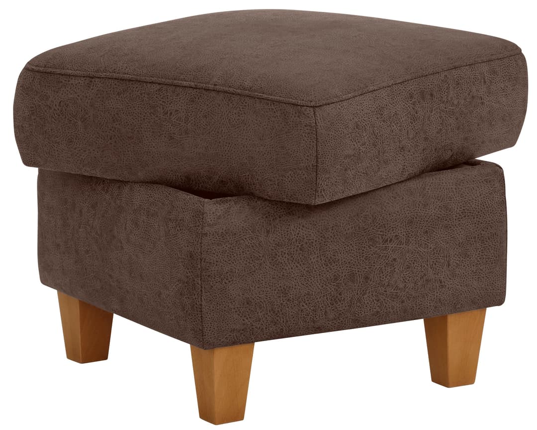 Home affaire Polsterhocker Palmera | Braun