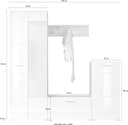 HBZ Kompaktgarderobe SIXX | Weiß 4
