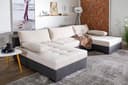 COLLECTION AB Wohnlandschaft Josy U-Form | Grau