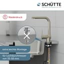 Schütte LONDON Spültischarmatur | Silber 4