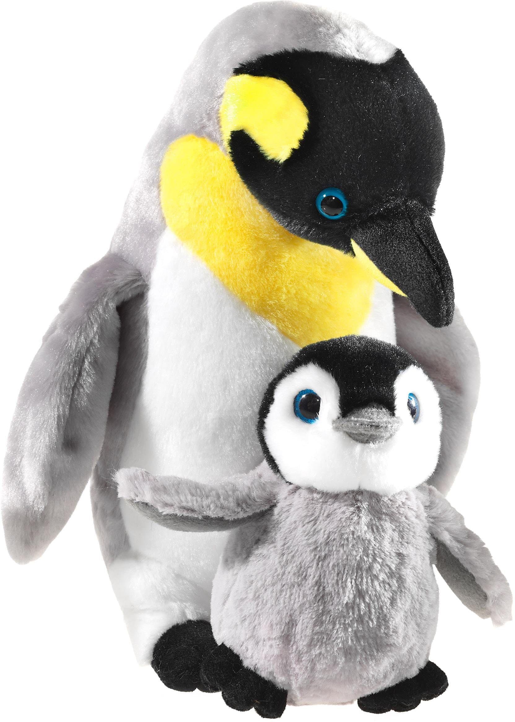 Heunec® Kuscheltier Pinguin mit Baby | Mehrfarbig