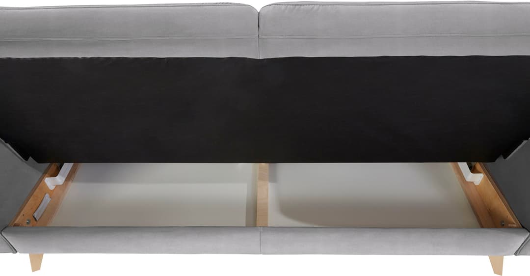 exxpo - sofa fashion 3-Sitzer Nappa | Grau