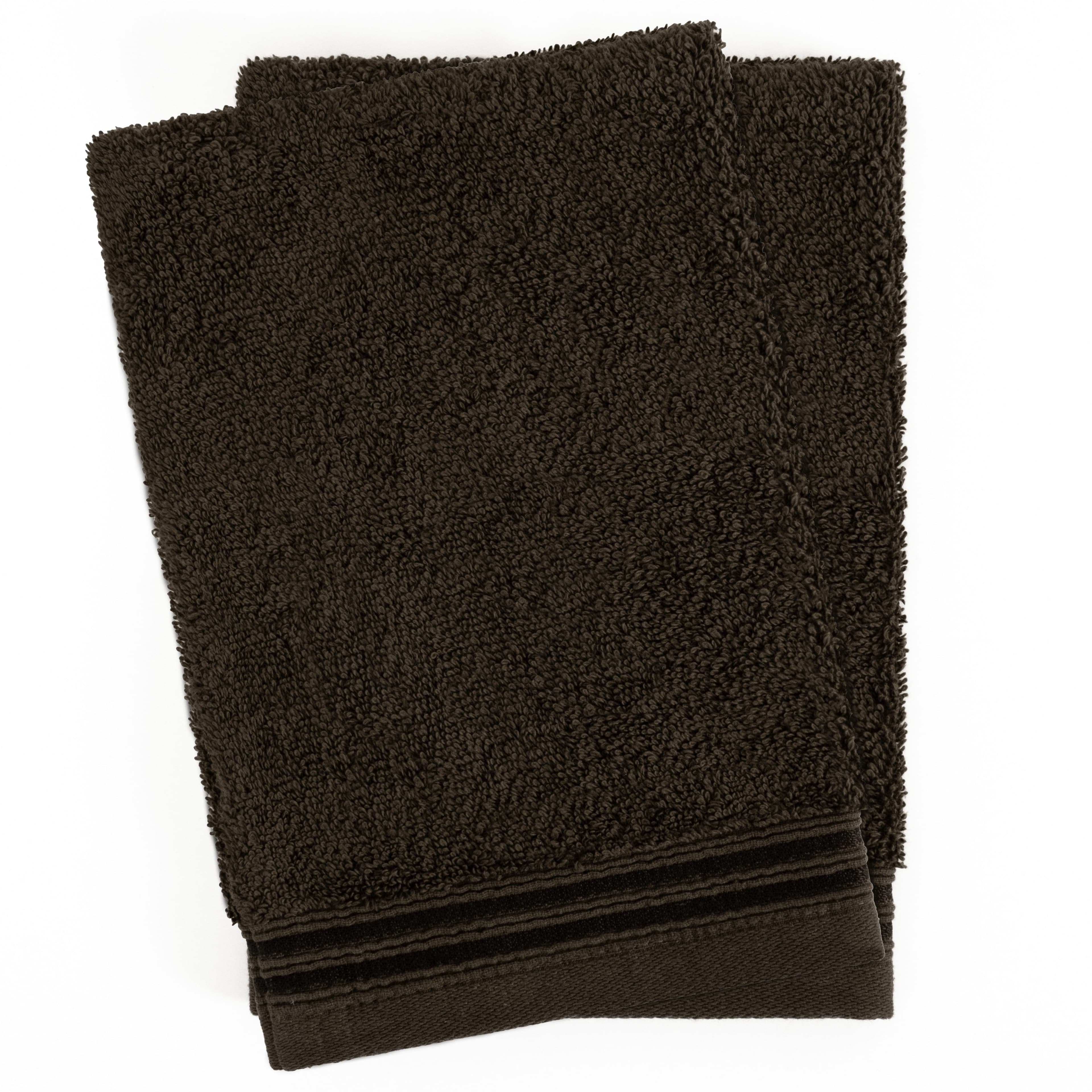 HAMMETEX Waschlappen 2er-Set | Braun