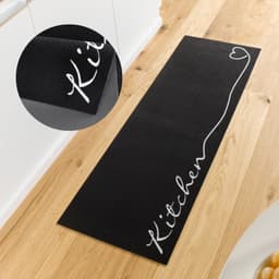 HANSE Home Küchenläufer Kitchen Herz | Schwarz