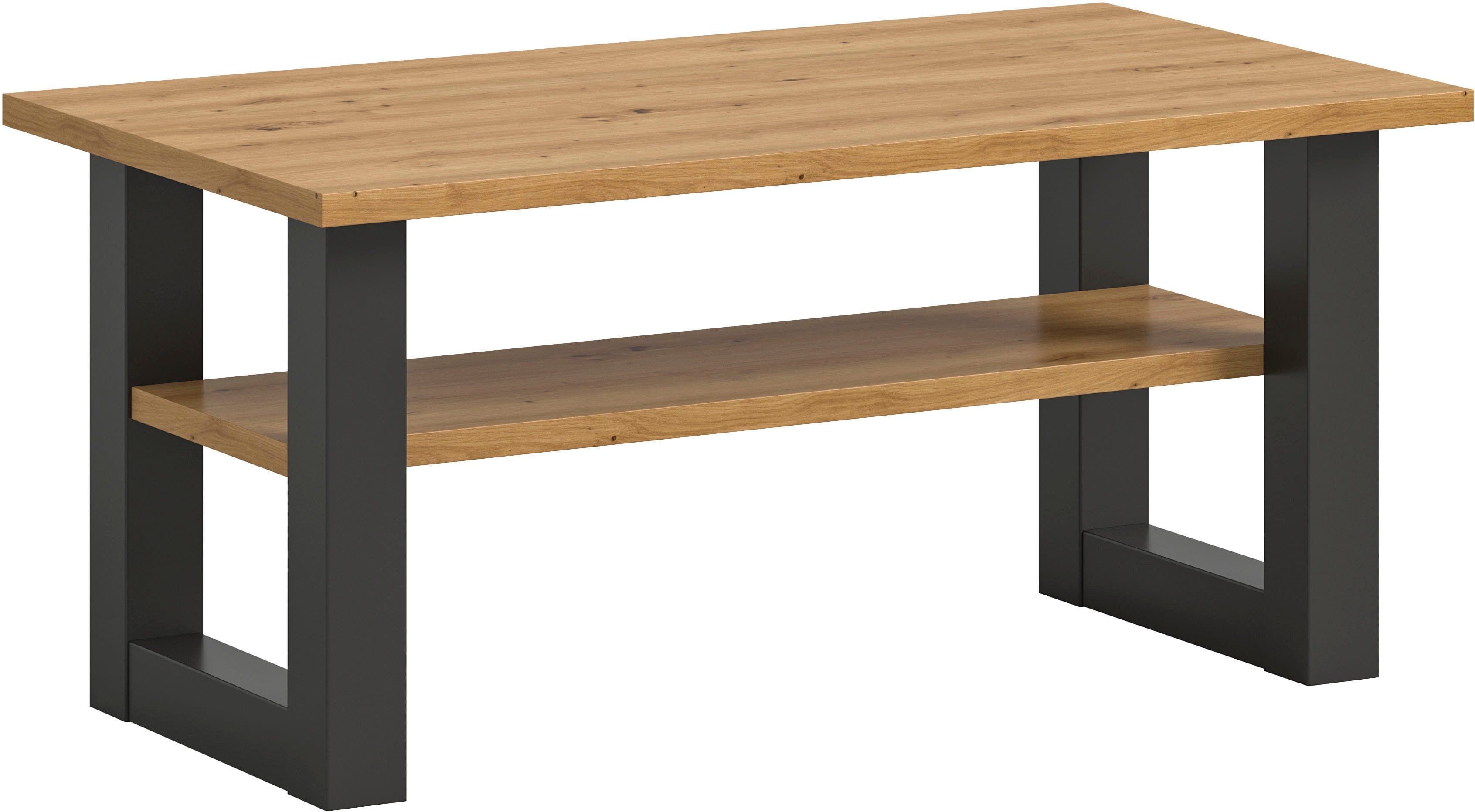 Home affaire Couchtisch Rail | Holztöne