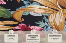 HANSE Home Outdoorteppich Tropical Flowers | Mehrfarbig