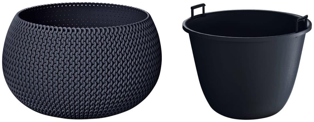Prosperplast Pflanzkübel Splofy Bowl | Grau