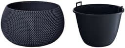 Prosperplast Pflanzkübel Splofy Bowl | Grau
