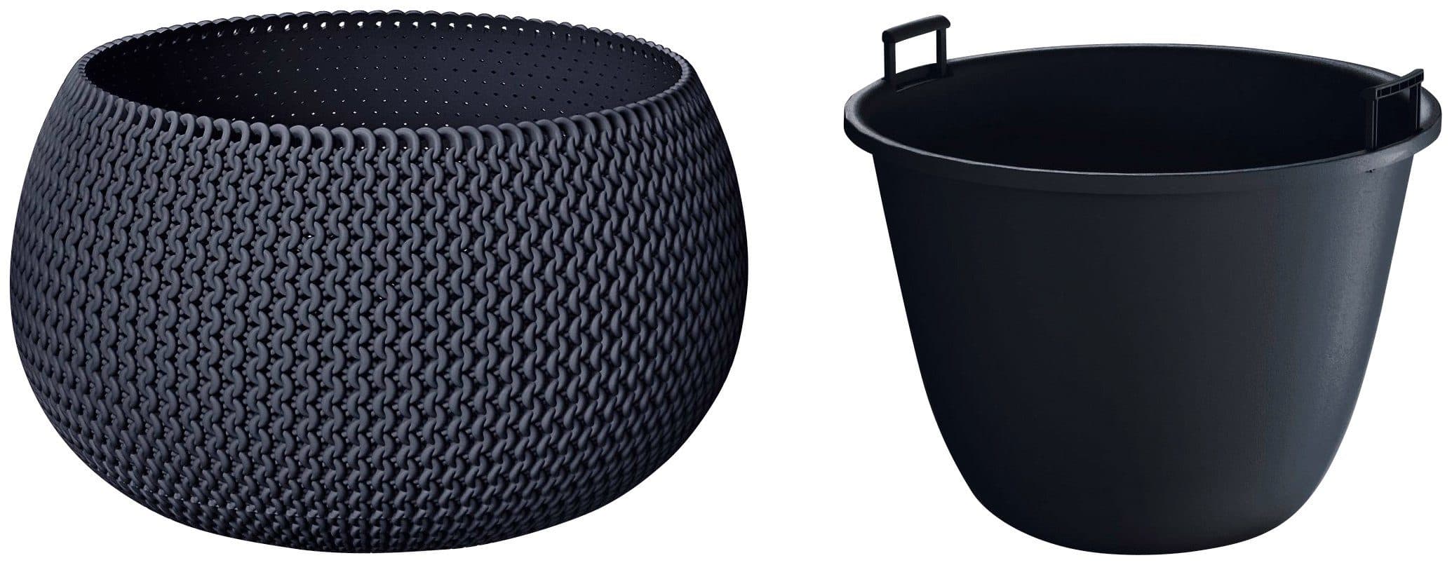 Prosperplast Pflanzkübel Splofy Bowl | Grau